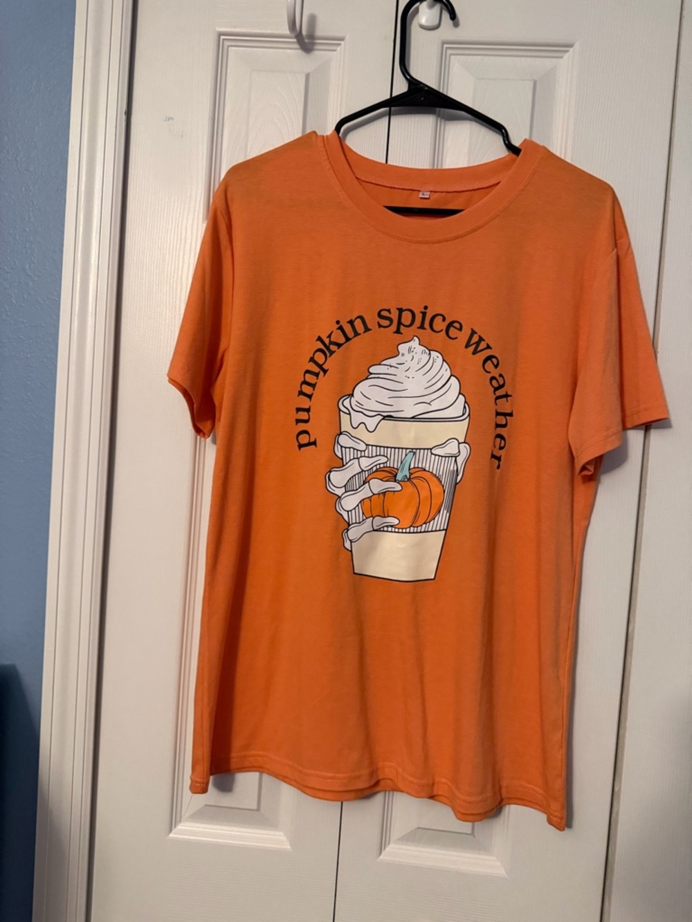 Pumpkin Spice Weather Orange Graphic Tee